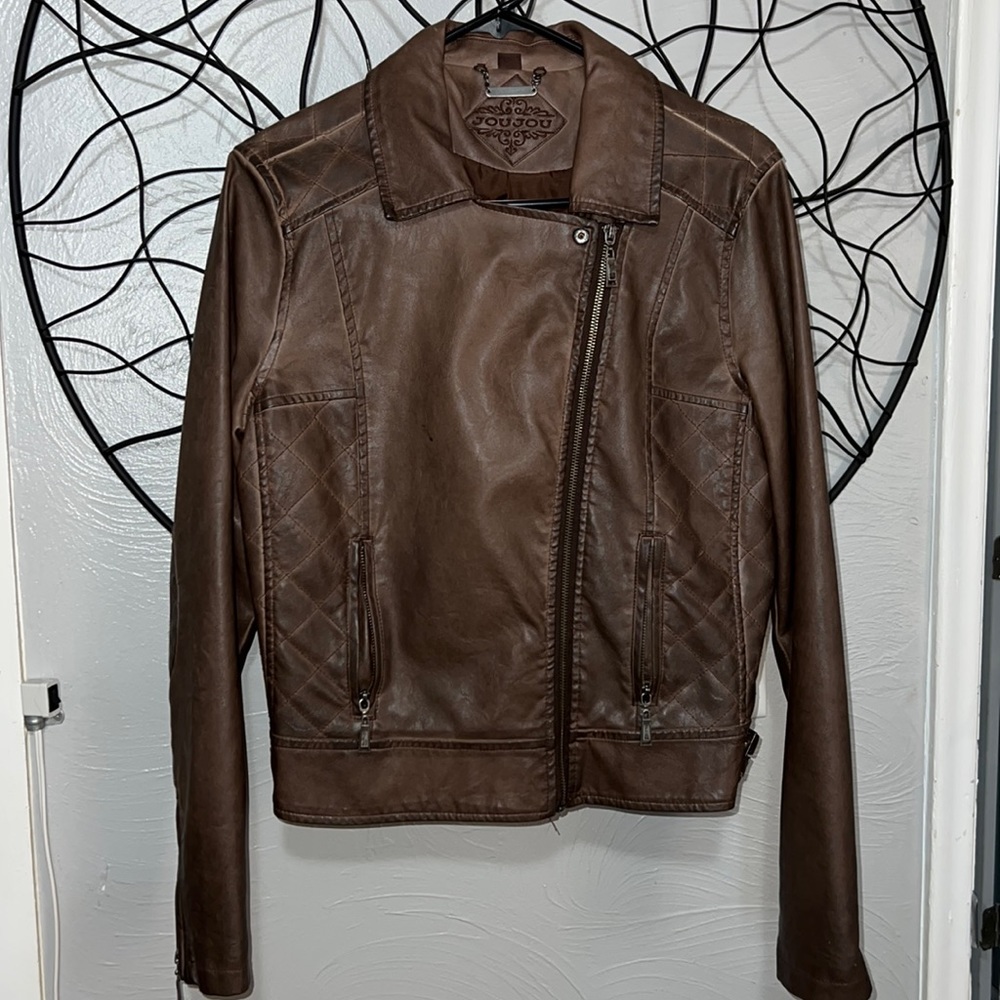 Joujou faux leather jacket